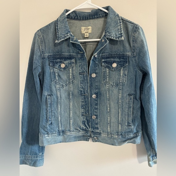 J. Crew Light Blue Denim Jacket size small new without tags. - Picture 5 of 7